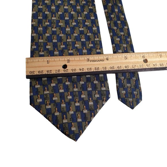 Structure Mens Necktie Tie Designer Accessory Work Office Dad Gift - Picture 3 of 5